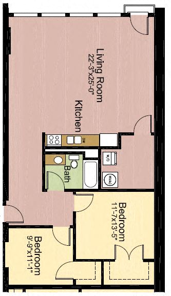 140 West Washington St Studio-2 Beds Apartment for Rent - Photo Gallery 13